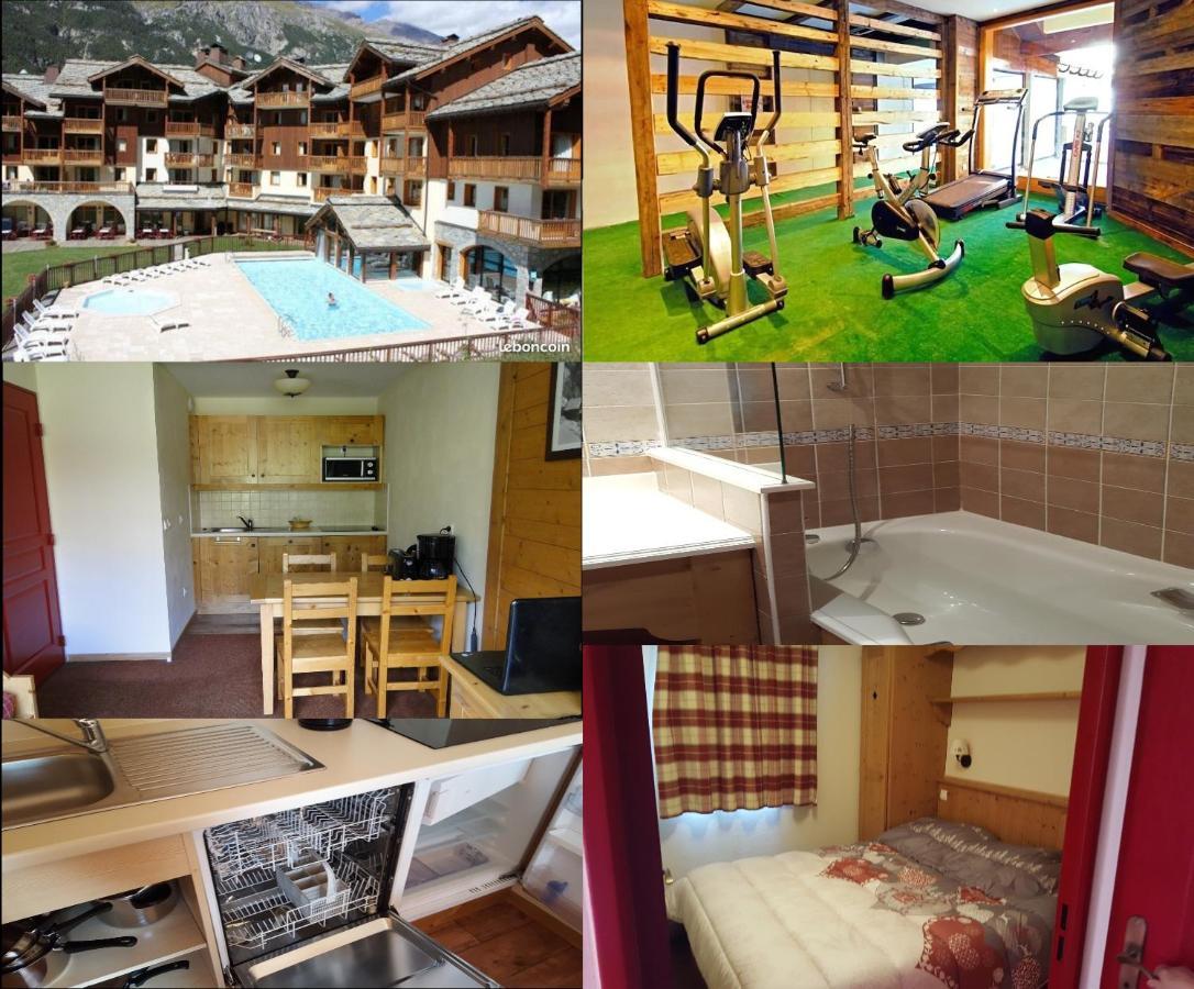 Residence Les Alpages 4 Etoiles - Appartement 4 Personnes - Piscine, Hammam, Sauna, Jacuzzi - Valcenis 73480 Lanslebourg-Mont-Cenis Luaran gambar
